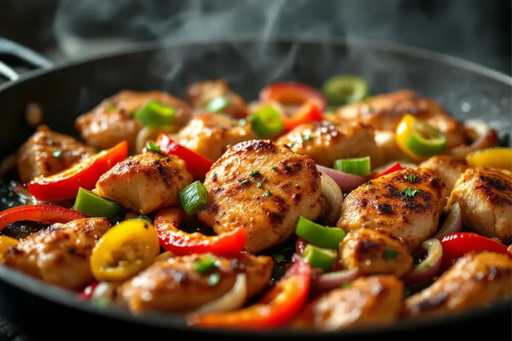 What is chicken fajita marinade made of,