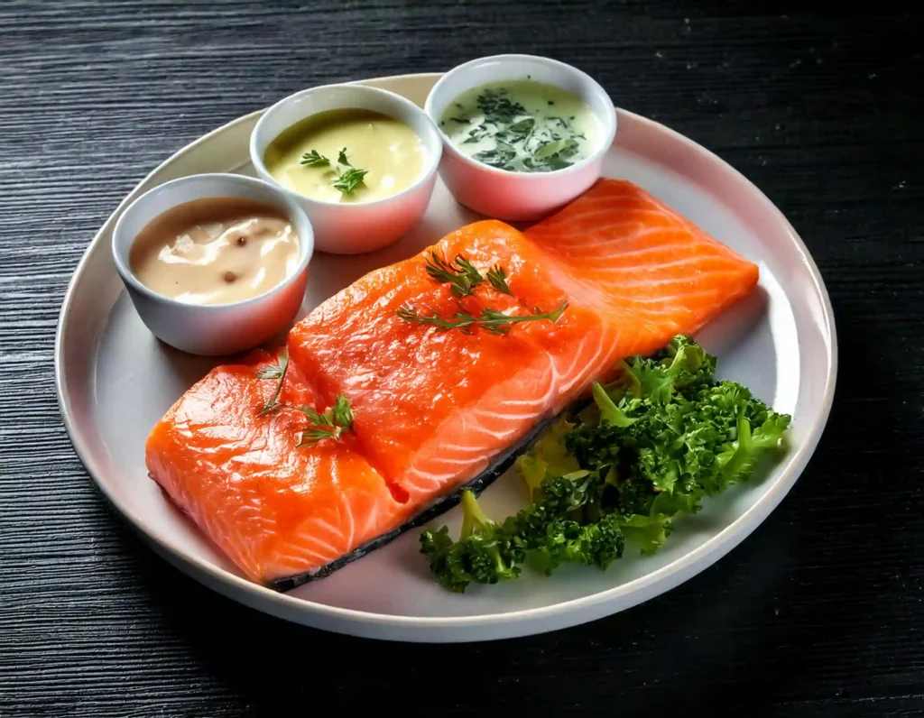 What sauce goes with salmon