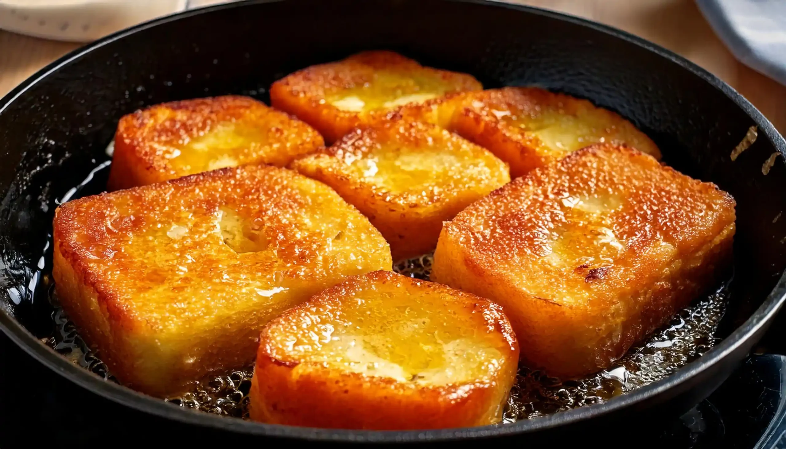 Hawaiian Roll French Toast topped with fresh fruits and syrup