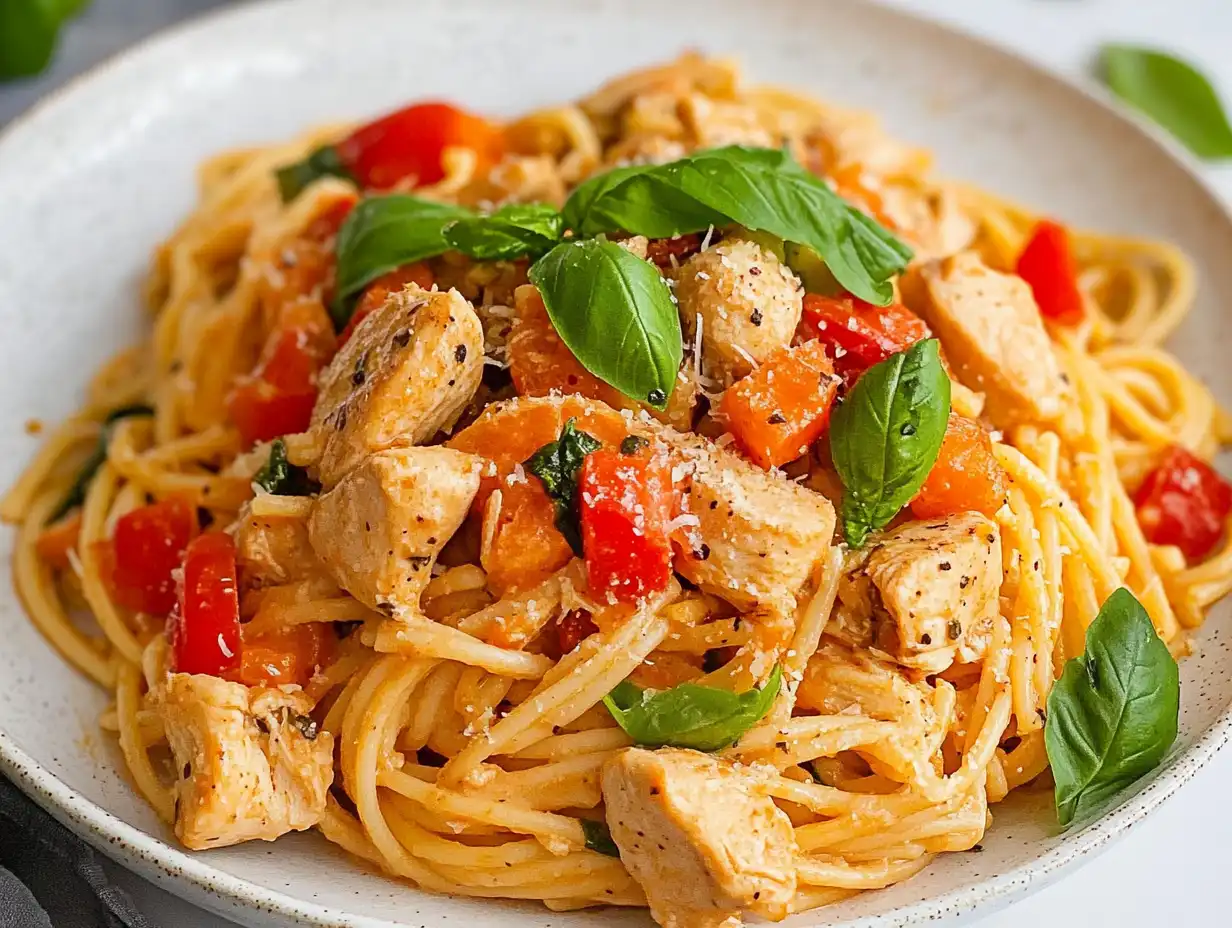 Marry Me Chicken Pasta Dish