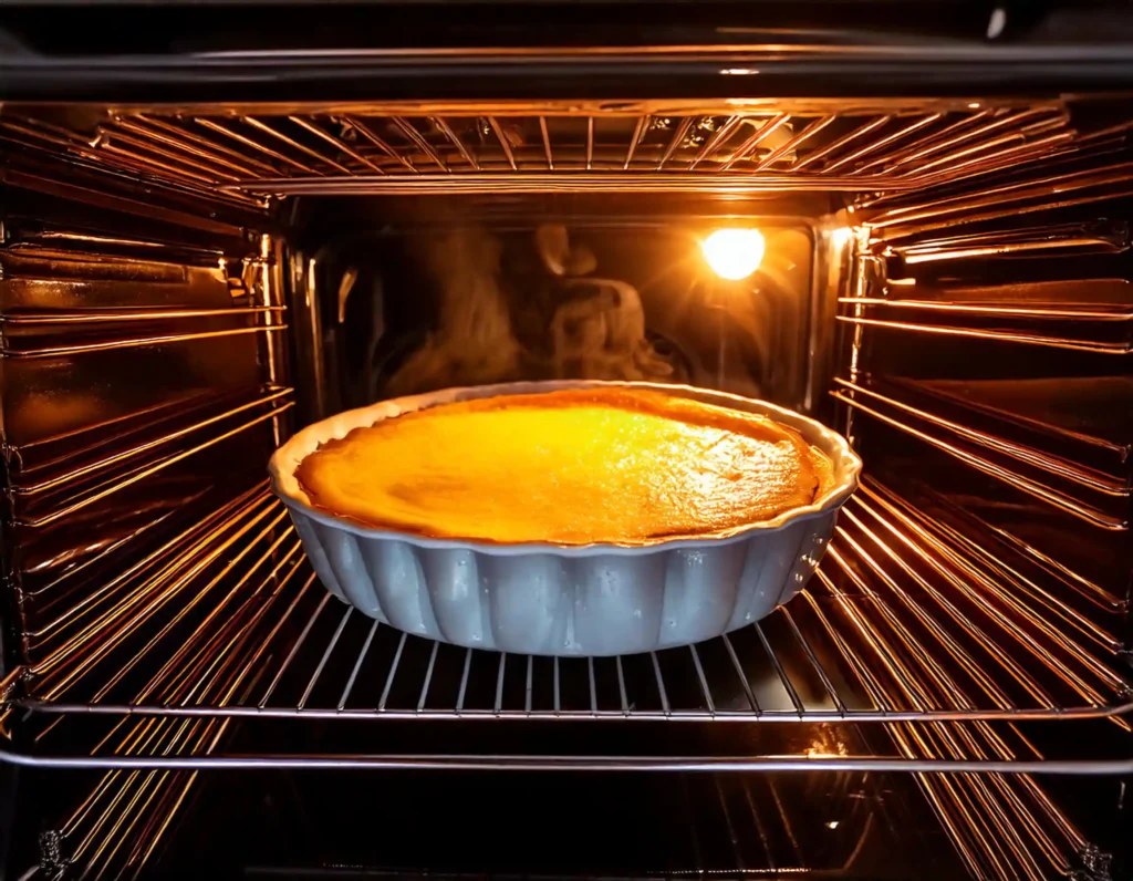 Is cheesecake better baked or not baked? Cheesecake baking in an oven with a water bath