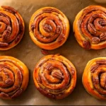 Pecan rolls baking sheet