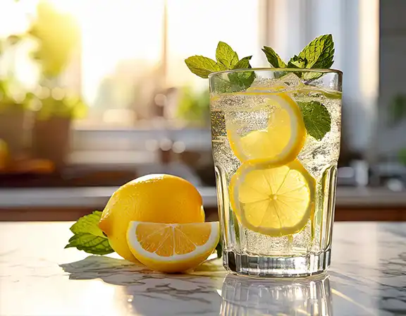 What drink burns the most belly fat, Lemon water for belly fat